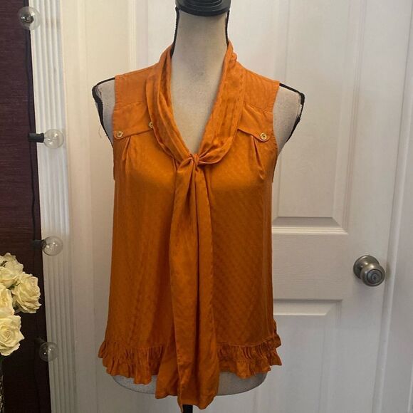 FARM Rio Tops - FARM Rio Orange Sleeveless Top